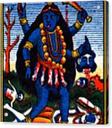 1920 Hindu Goddess Kali Acrylic Print