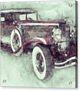 1928 Duesenberg Model J 1 - Automotive Art - Car Posters Acrylic Print