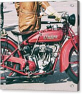 1928 Indian Scout Acrylic Print