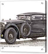 1930 Bentley Blue Train Coupe Acrylic Print