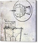 1933 Electric Cream Whipper Patent Acrylic Print
