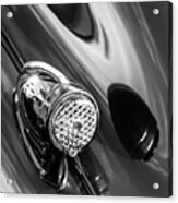 1939 Pontiac Silver Streak Chief Tail Light -712bw Acrylic Print