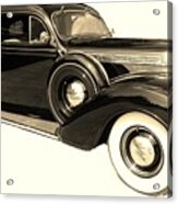 1937 Chrysler Imperial Sepia Tone Acrylic Print