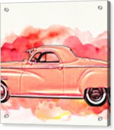 1948 Dodge Coupe As Seen In Luckenbach Texas By Vivachas Acrylic Print