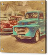 1950 Ford Truck Classic Cars - Homecoming Acrylic Print