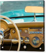 1954 Chevrolet Corvette Convertible Dash Board Acrylic Print