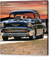 1957 Chevrolet Bel Air 'serious Business' Acrylic Print