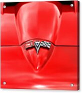 1965 Chevy Corvette Hood Scoop Acrylic Print