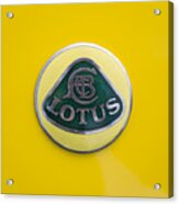 1967 Lotus Elan Emblem Acrylic Print