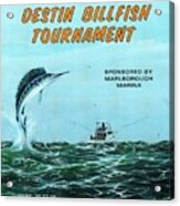 1977 Destin Billfish Tournament Acrylic Print