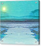 1983   Blue Waterland -  2017 Acrylic Print