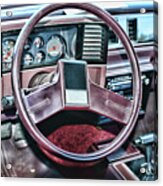 1986 El Camino Ss Steering Wheel Acrylic Print
