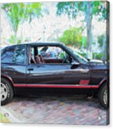 1987 Chevrolet Monte Carlo Ss Coupe C121 Acrylic Print