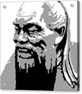 Confucius - Portrait By Asbjorn Lonvig #2 Acrylic Print