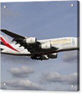 Emirates A380 Airbus #4 Acrylic Print