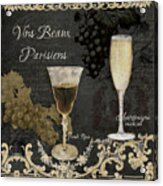 Fine French Wines - Vins Beaux Parisiens Acrylic Print