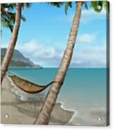 Hanalei Hammock #2 Acrylic Print