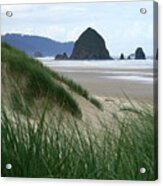 Haystack Rock From Chapman Point #2 Acrylic Print