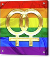 Lesbian Symbols #2 Acrylic Print