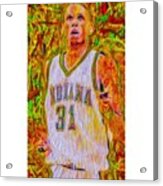 Reggie Miller. Ucla. Indiana Pacers #2 Acrylic Print