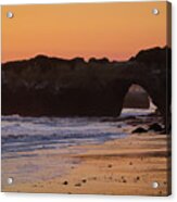 Santa Cruz Sunset #2 Acrylic Print