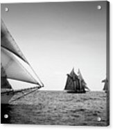 Schooner Race #2 Acrylic Print