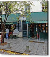 Shakespeare And Company Bookstore In Paris, France #2 Acrylic Print