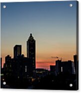 Sunset In Atlanta #2 Acrylic Print