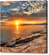 The Sunset In Andros - Greece #2 Acrylic Print