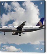 United Airlines Airbus A320-232 #2 Acrylic Print