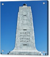 Wright Brothers Memorial #2 Acrylic Print