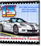 2013 60th Anniversary 427 Convertible Corvette Acrylic Print