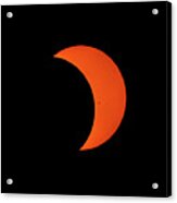 2017 Solar Eclipse From New Jersey At 310 Acrylic Print