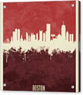 Boston Massachusetts Skyline #21 Acrylic Print