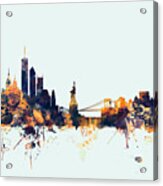 New York Skyline #24 Acrylic Print