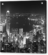 Hong Kong Skyline #27 Acrylic Print
