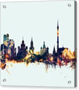 Moscow Russia Skyline #3 Acrylic Print