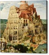 The Tower Of Babel #3 Acrylic Print