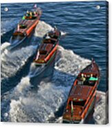 Classic Wooden Runabouts #4 Acrylic Print