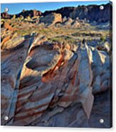 Colorful Sandstone In Valley Of Fire #35 Acrylic Print