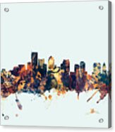 Boston Massachusetts Skyline #5 Acrylic Print