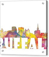 Buffalo New York Skyline #5 Acrylic Print