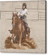 Reining Competition #5 Acrylic Print