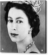 British Royalty. Queen Elizabeth Ii #6 Acrylic Print