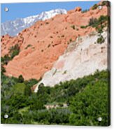 Garden Of The Gods And Pikes Peak #6 Acrylic Print