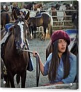 Patagonia Cowgirl Acrylic Print