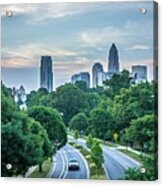 Charlotte North Carolina City Skyline #9 Acrylic Print