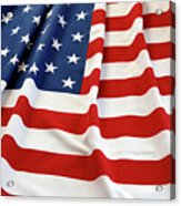 Usa Flag 17 Acrylic Print