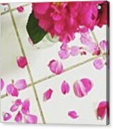 A Beautiful Mess. 
#summer #roses Acrylic Print