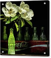 A Coke And Magnolia Still Life Acrylic Print